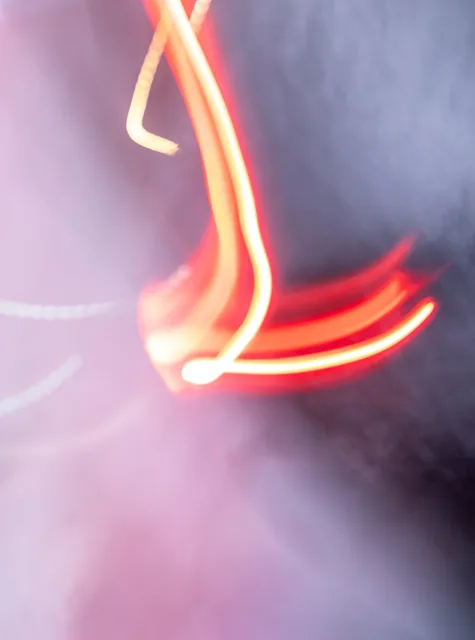 light caught in motion